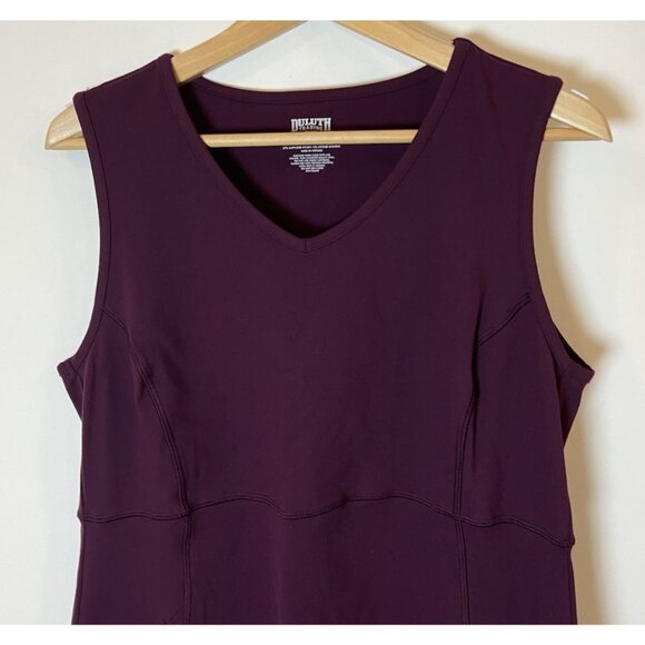 Duluth Trading NoGA Stretch Sleeveless Dress Purple Wine Size Medium M - Picture 2 of 4